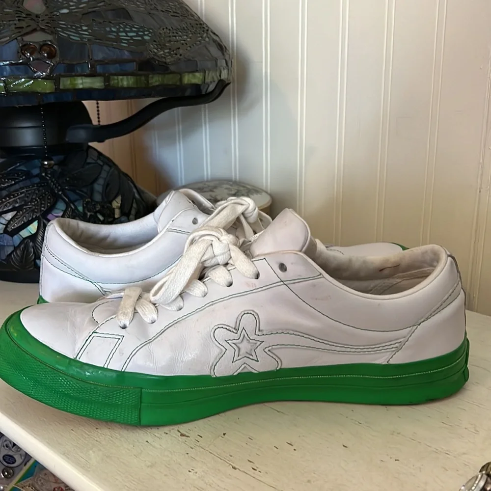 Converse One Star Golf Le Fleur green white size 12 euro shoes sneakers - Picture 6 of 9